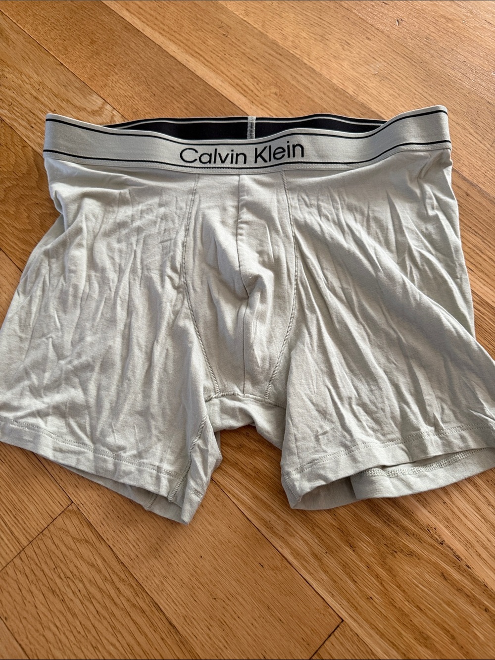 Calvin Klein Light Gray Logo Waistband Boxer Briefs